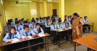 Students in a Presidential School classroom